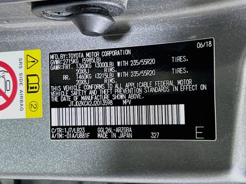 Used 2018 Lexus RX 350L AWD image 33
