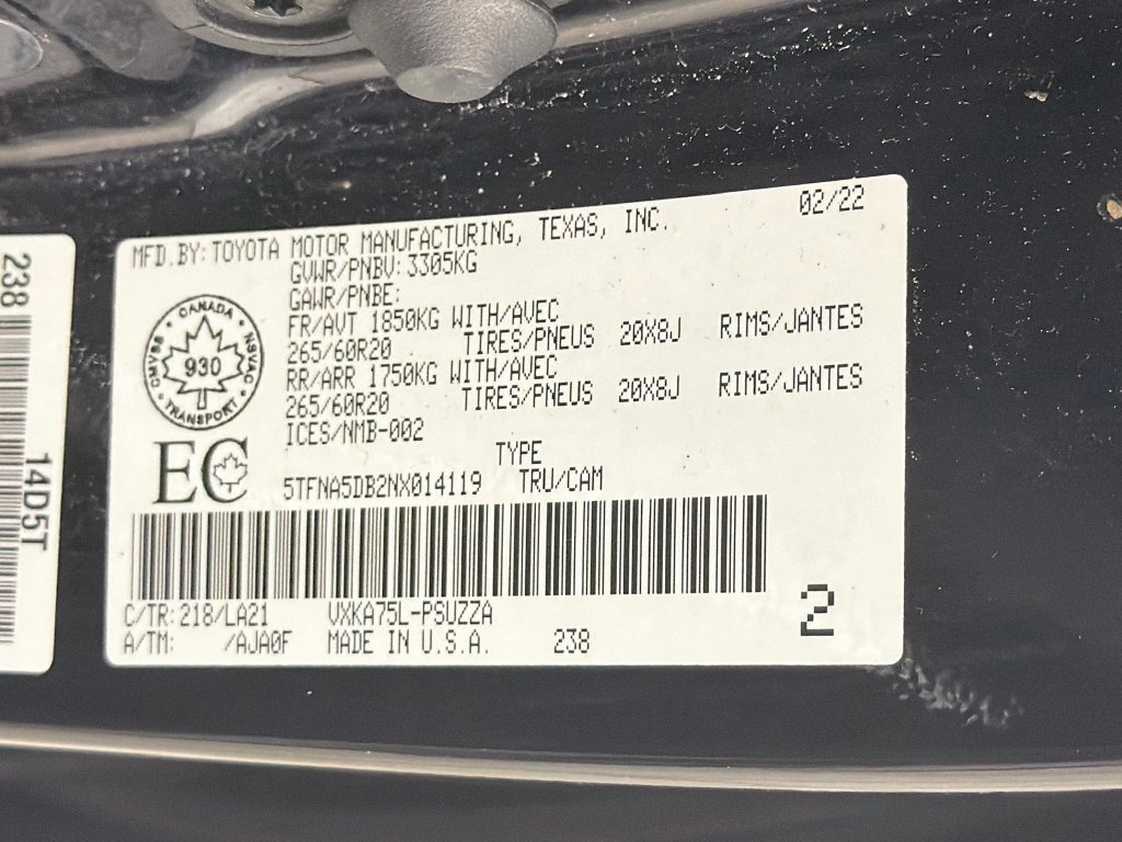 Used 2022 Toyota Tundra Platinum AWD/4WD image 28