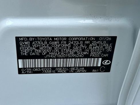 New 2026 Lexus IS 350 F Sport image 22