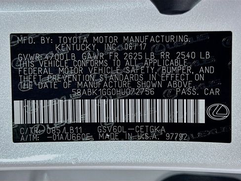 Used 2017 Lexus ES 350 w/ Luxury Package FWD image 33