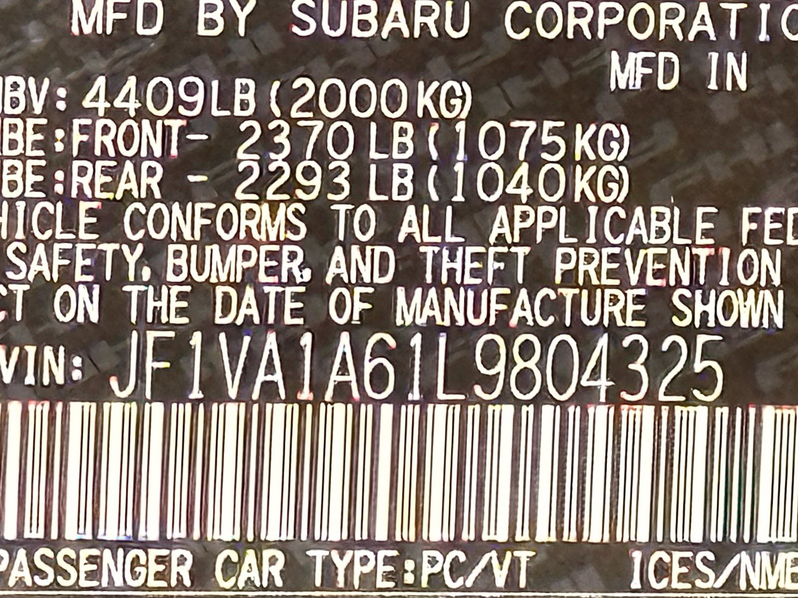 Used 2020 Subaru WRX AWD/4WD image 49