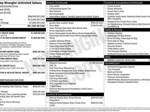 Used 2019 Jeep Wrangler Unlimited Sahara w/ Dual Top Group image 25