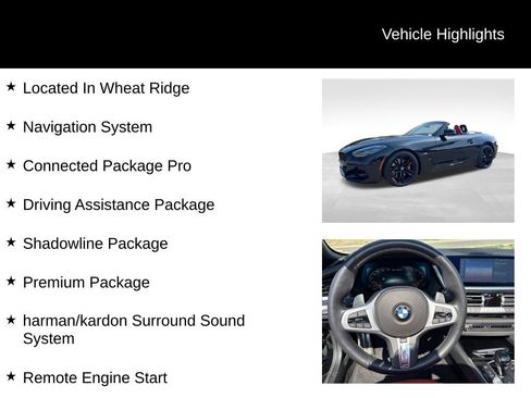 Used 2024 BMW Z4 M40i w/ Premium Package RWD image 10