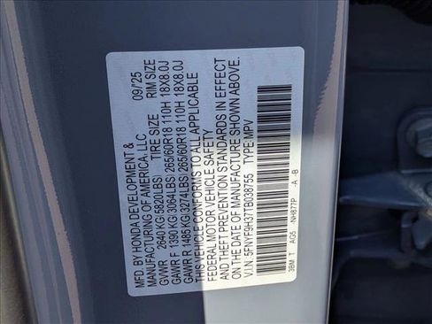 New 2026 Honda Passport RTL image 16