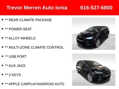 Used 2023 Chrysler Pacifica Touring-L w/ Uconnect Theater Family Group AWD/4WD image 19