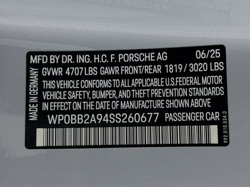 Certified 2025 Porsche 911 Targa 4 GTS AWD/4WD image 12