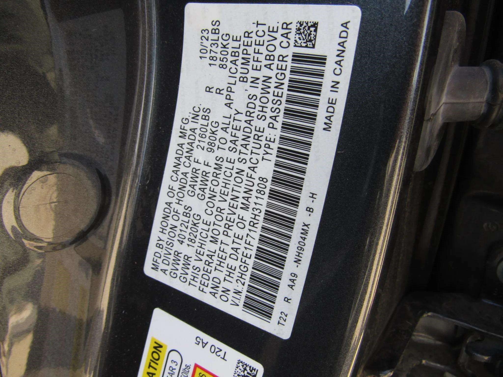 Used 2024 Honda Civic EX image 6