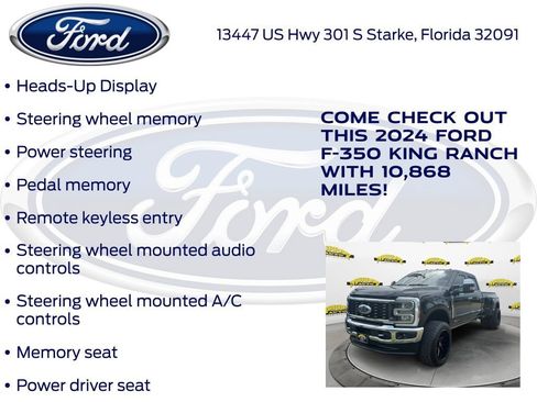 Certified 2024 Ford F350 King Ranch w/ Chrome Package AWD/4WD image 32
