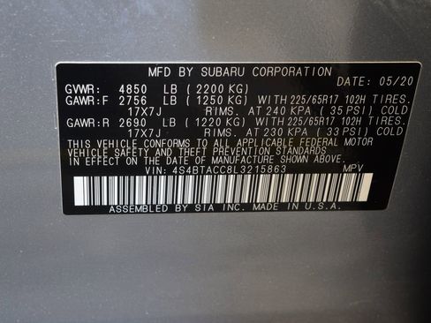 Used 2020 Subaru Outback Premium AWD/4WD image 39