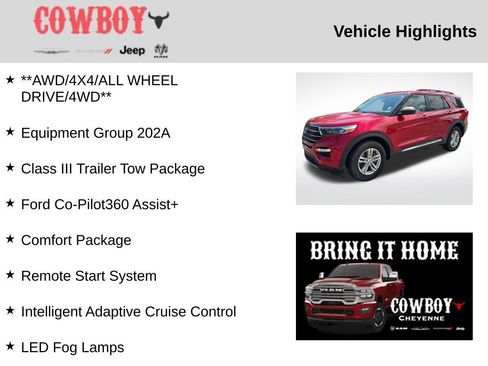 Used 2020 Ford Explorer XLT w/ Equipment Group 202A AWD/4WD image 5