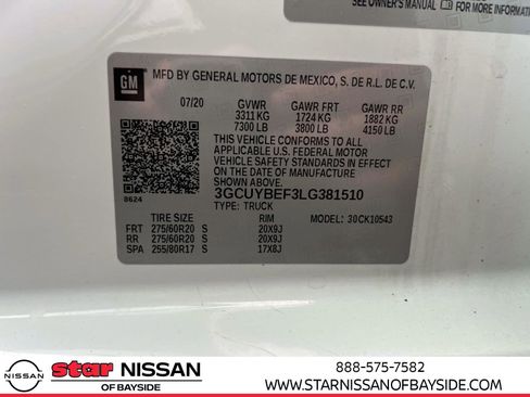 Used 2020 Chevrolet Silverado 1500 Custom w/ Custom Max Trailering Package image 17