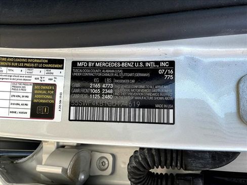 Certified 2016 Mercedes-Benz C 300 4MATIC Sedan image 21