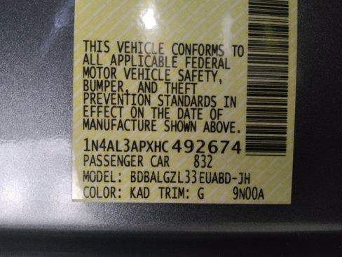 Used 2017 Nissan Altima 2.5 S w/ Power Driver Seat Package image 33