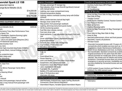 Used 2019 Chevrolet Spark LS image 6