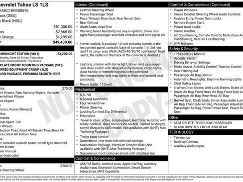 Used 2019 Chevrolet Tahoe LS AWD/4WD image 26