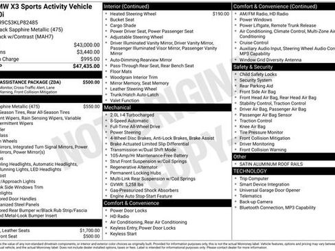 Used 2019 BMW X3 xDrive30i w/ Driving Assistance Package image 30