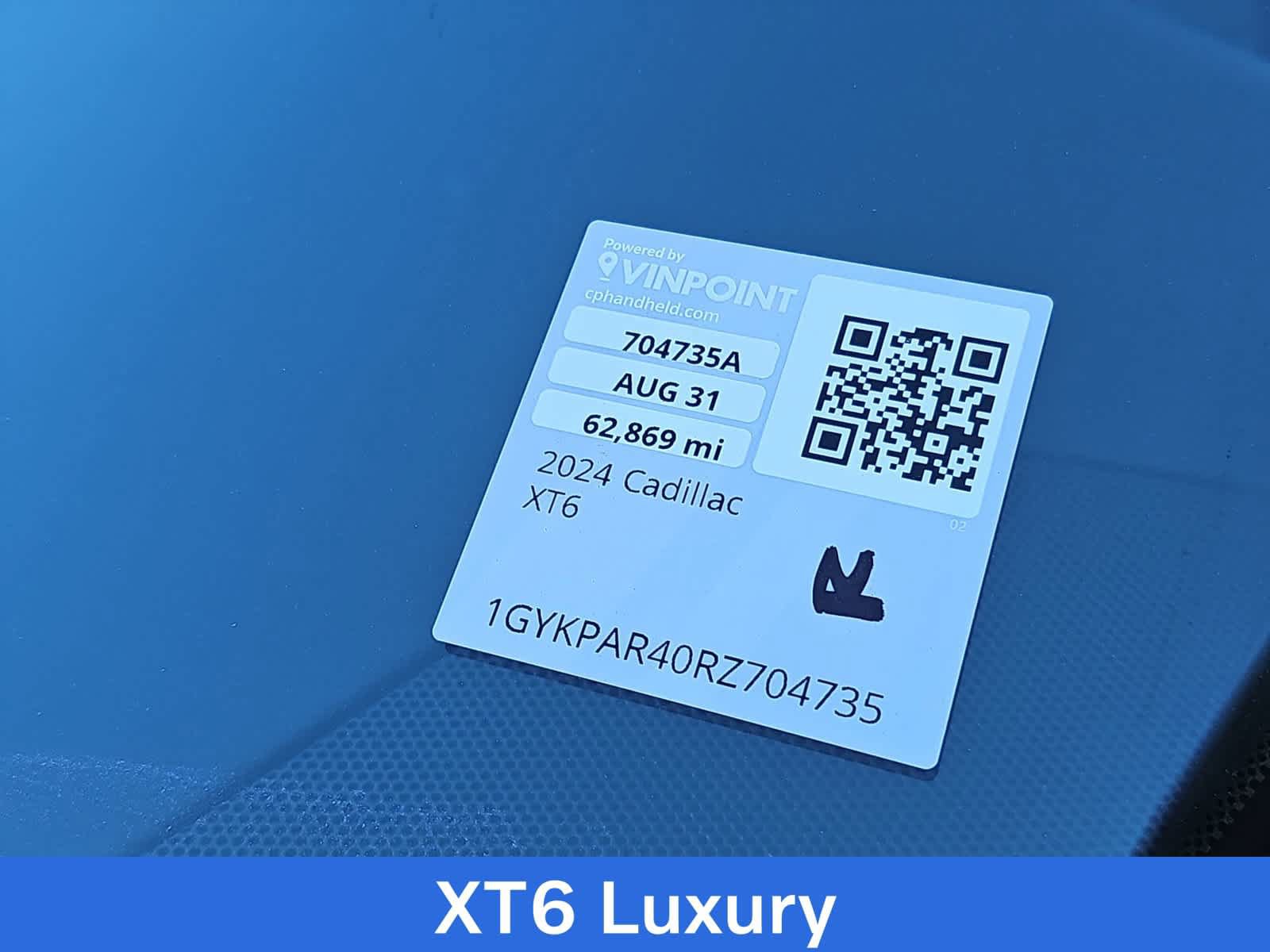 Used 2024 Cadillac XT6 Luxury w/ LPO, Floor Liner Package FWD image 25