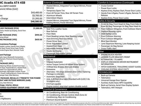 Used 2023 GMC Acadia AT4 w/ Technology Package AWD/4WD image 21