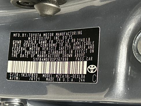 Certified 2025 Toyota Corolla LE FWD image 32