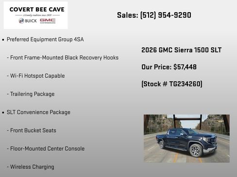 New 2026 GMC Sierra 1500 SLT AWD/4WD image 30