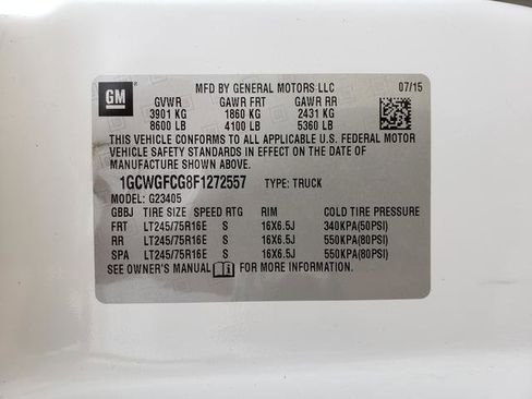 Used 2015 Chevrolet Express 2500 image 25