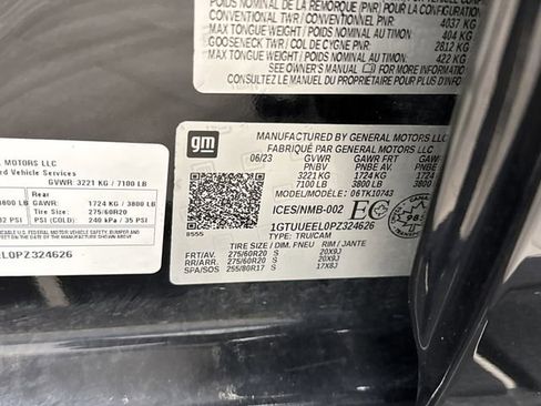 Certified 2023 GMC Sierra 1500 AT4 w/ AT4 Premium Package image 48