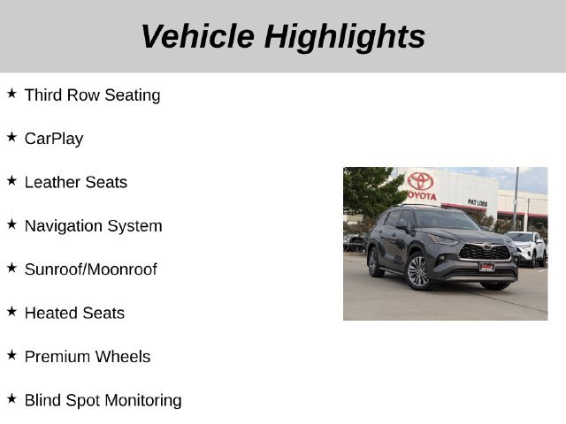 Used 2024 Toyota Highlander Platinum FWD image 5