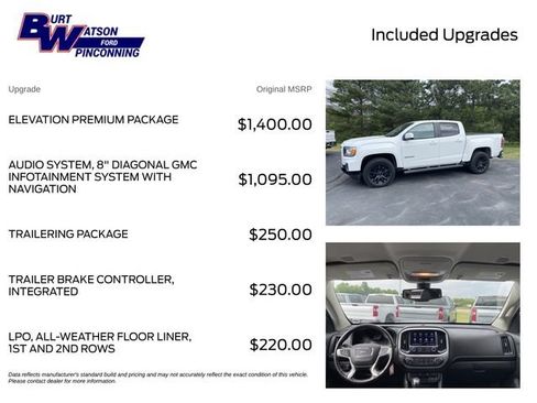 Used 2022 GMC Canyon Elevation w/ Elevation Premium Package AWD/4WD image 3