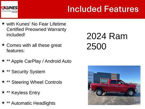 Used 2024 RAM 2500 Big Horn w/ Bed Utility Group image 4