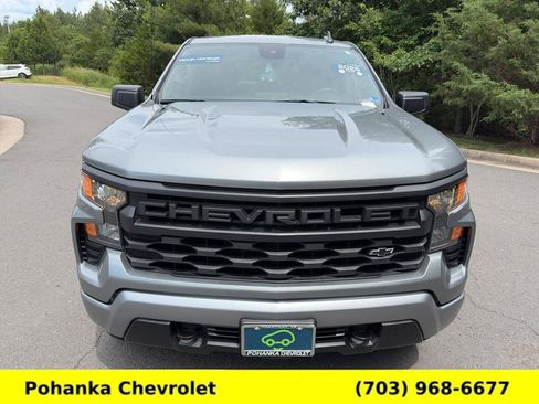Certified 2025 Chevrolet Silverado 1500 Custom w/ Turbomax Blackout Package AWD/4WD image 2