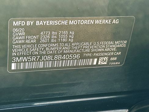 Used 2020 BMW 330i xDrive Sedan w/ Driving Assistance Package AWD/4WD image 12