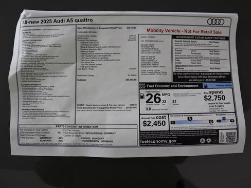 Used 2025 Audi A5 2.0T Premium Plus image 9