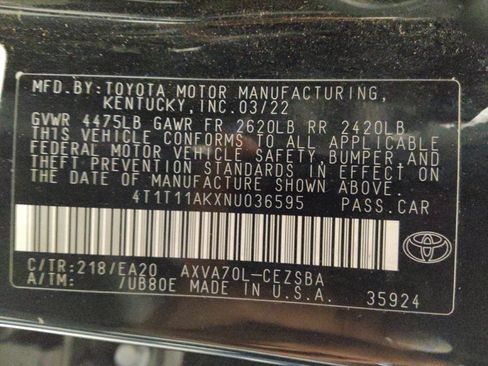 Used 2022 Toyota Camry SE w/ Convenience Package FWD image 33