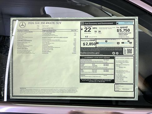 New 2026 Mercedes-Benz GLE 350 4MATIC image 18