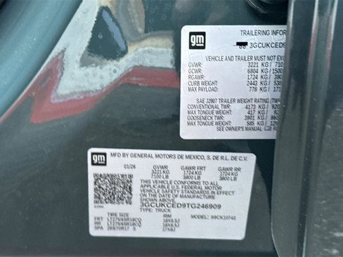 New 2026 Chevrolet Silverado 1500 Custom Trail Boss w/ Dark Appearance Package image 27