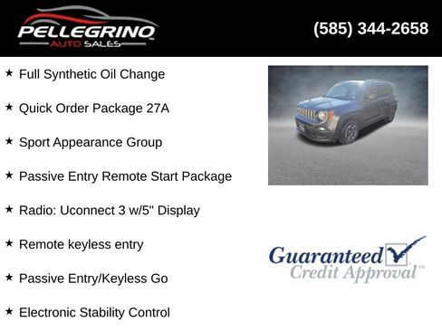 Used 2017 Jeep Renegade Sport w/ Power & Air Group image 6