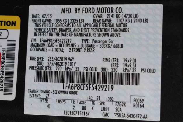 Used 2015 Ford Mustang GT Premium w/ GT Performance Package RWD image 33