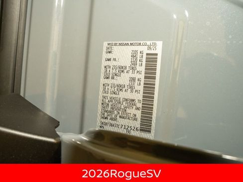 New 2026 Nissan Rogue SV image 21