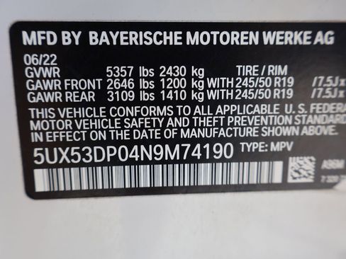 Used 2022 BMW X3 xDrive30i w/ Premium Package 2 AWD/4WD image 44