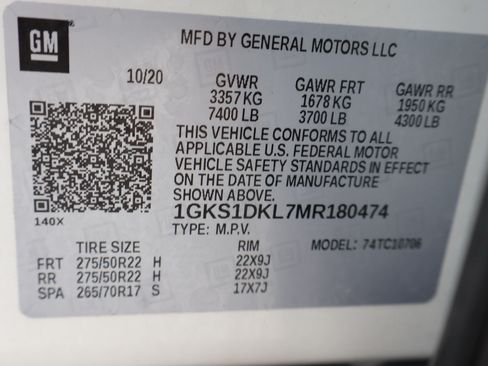 Used 2021 GMC Yukon Denali w/ Denali Premium Package RWD image 34