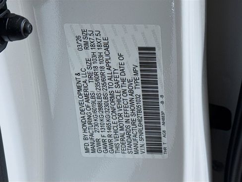 New 2026 Honda Odyssey EX-L image 40