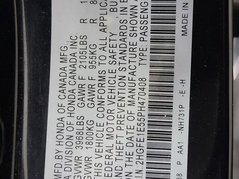 Certified 2023 Honda Civic Si image 33