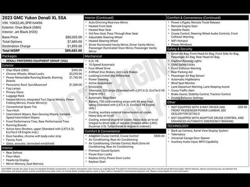 Used 2023 GMC Yukon XL Denali AWD/4WD image 8