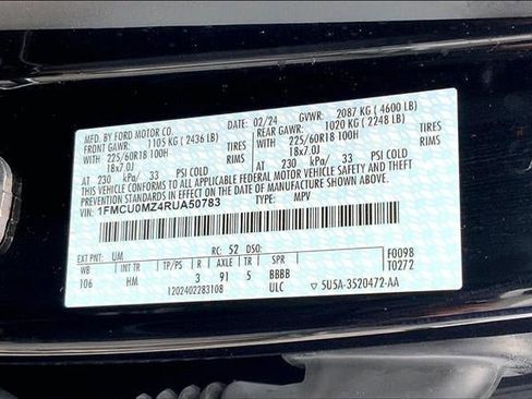 Used 2024 Ford Escape ST-Line w/ Equipment Group 301A image 61