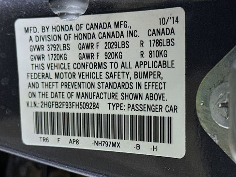 Used 2015 Honda Civic EX-L image 12