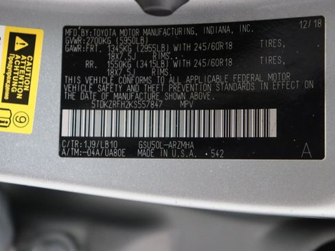 Used 2019 Toyota Highlander XLE FWD image 46