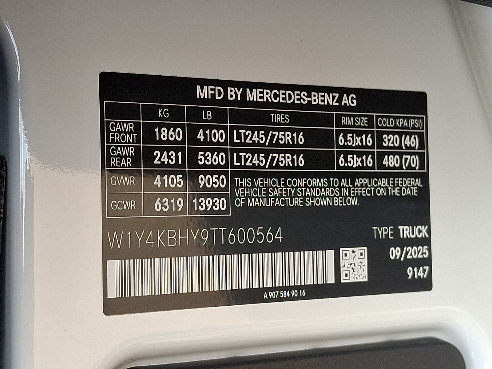 New 2026 Mercedes-Benz Sprinter 2500 image 20