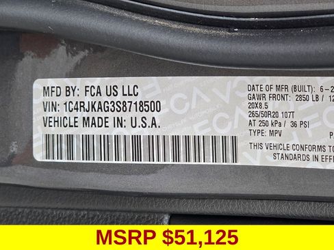 New 2025 Jeep Grand Cherokee L Altitude image 46