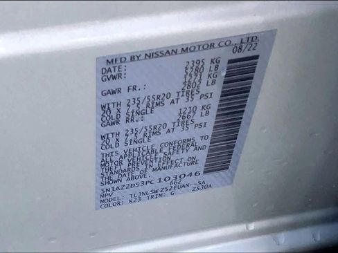 Used 2023 Nissan Murano Platinum w/ Cargo Package image 33