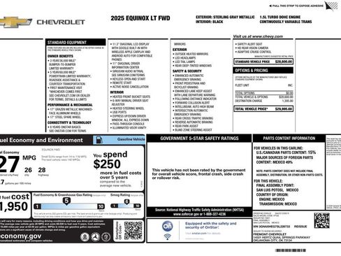 Used 2025 Chevrolet Equinox LT image 3